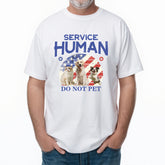 Service Human Gift For Dog Lovers Dog Photo Personalized Shirt -  Custom T-shirt、 Sweatshirt 、Hoodie for Pets Lover